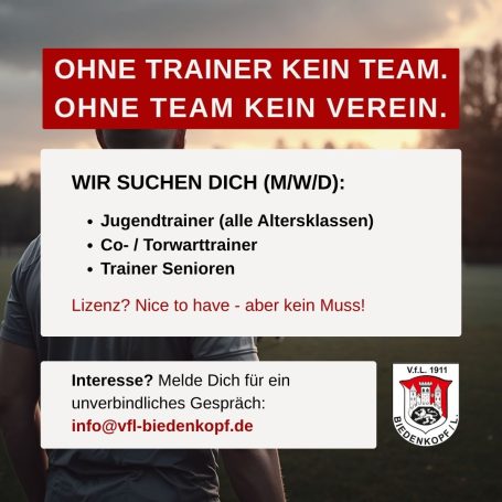 Trainer gesucht